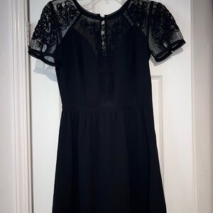 Kimchi Blue - Black Dress with Lace Details